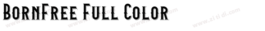BornFree Full Color字体转换